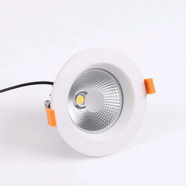 Wholesale 9W Recessed Downlight COB Ceiling Lamp LED Down Light for Engineering