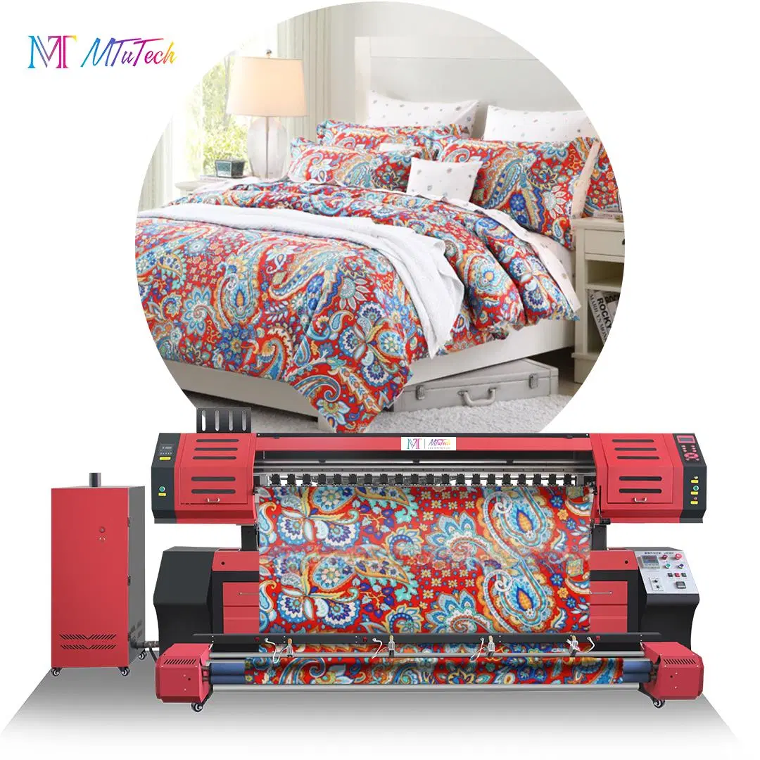 Multi-Colour Press Large Format Pigment Machine digital textile printing for fabric