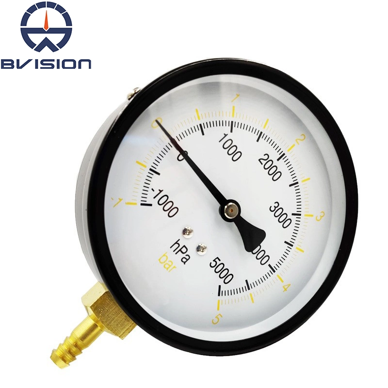 Y100A -1000 to 5000hpa Bottom Mount Vacuum Composite Pressure Gauge