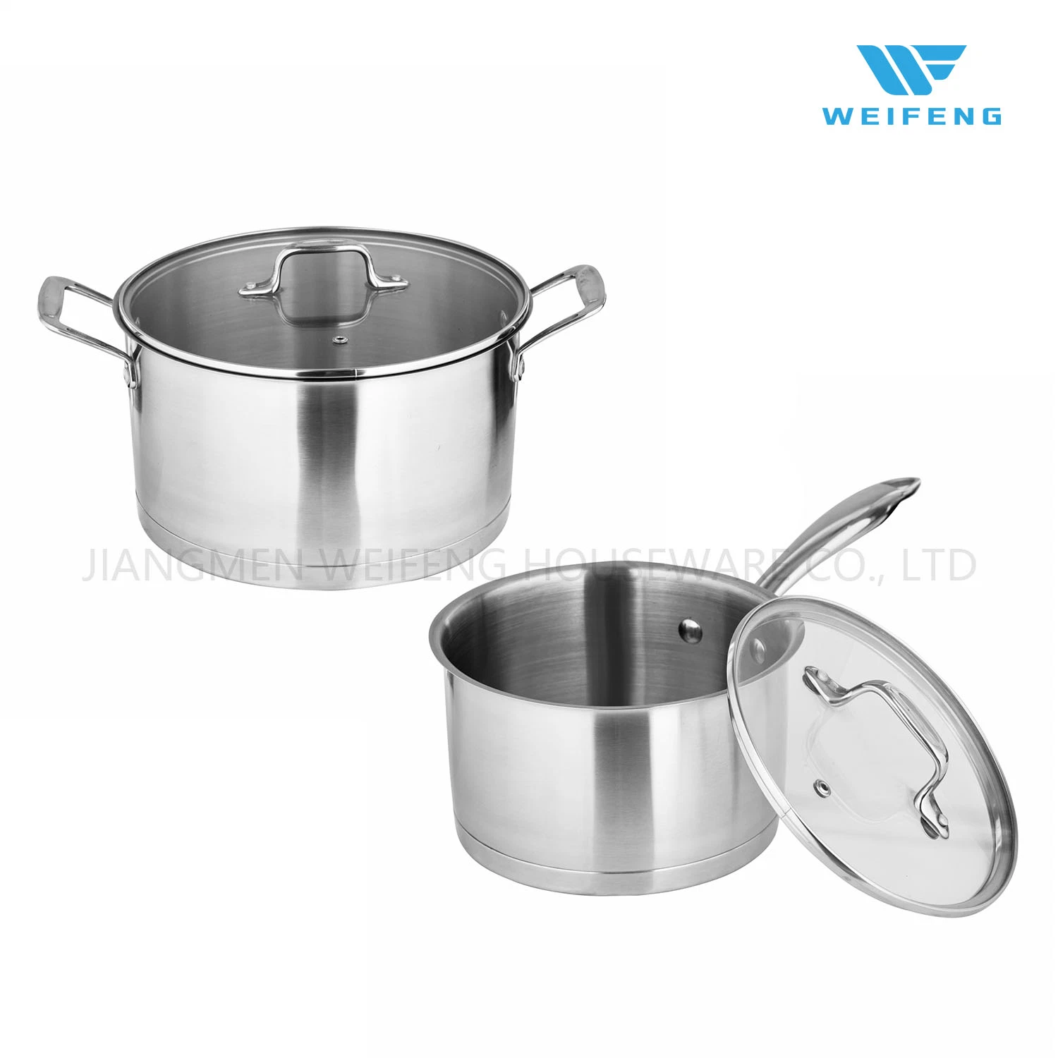 8 PCS Straight Bottom Stainless Steel Cookware Set, Cookware for European Market