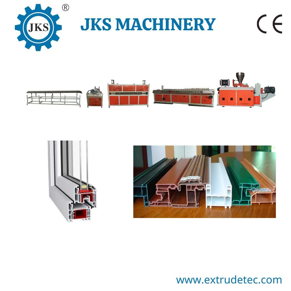 Máquinas extrusoras de plástico de doble cavidad de alta velocidad UPVC Perfiles de protección de esquinas PVC techo revestimiento extrusión de paneles de techo Línea de producción