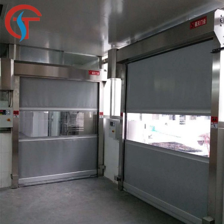 Auto Industrial PVC High Speed Sheet Shutter Door/Fast Roller Shutter Door (ST-001)