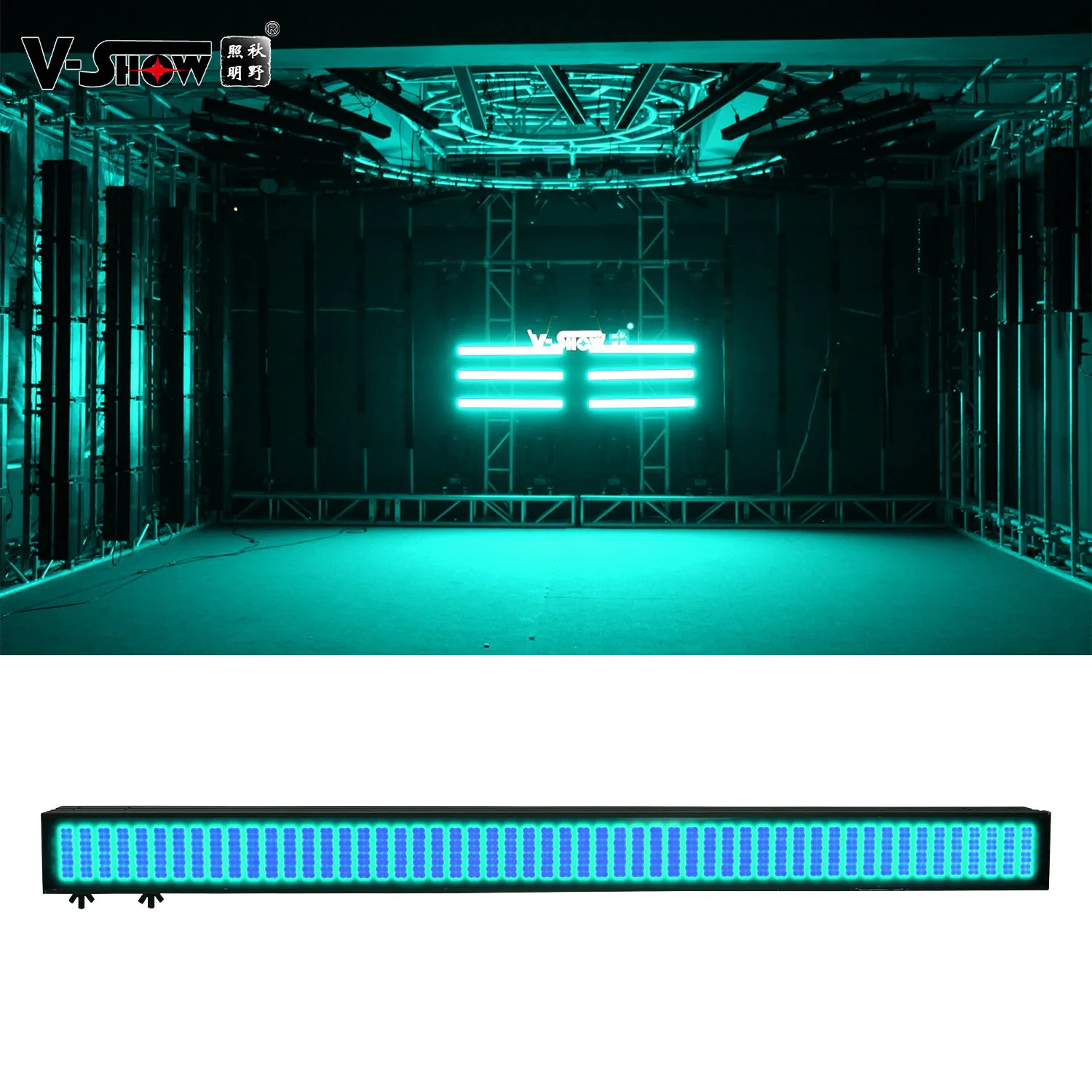 V-Show luces LED vibrantes para pisos de baile disco