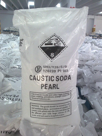 Perlas Escamosas de Soda Cáustica de Alta Calidad al 99% de Hidróxido de Sodio.