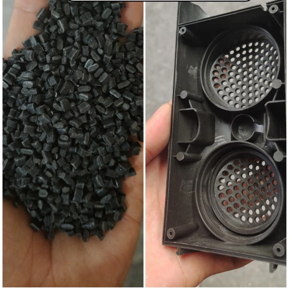 Recyceltes PP/PP/PE/HDPE Granulat Schwarz Farbe Fabrik Preis Hot-Selling Schwarz PP Granulat Aus Harzpellets Rohmaterial