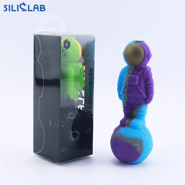 L'astronaute de gros tuyau DAB Siliclab fumer la fumée de tabac pipe en silicone de filtre