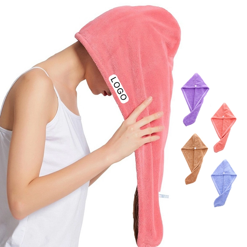 High quality/High cost performance  Super Absorption Wrap Hair Towel Microfiber Hair Towel Wrap Turbans