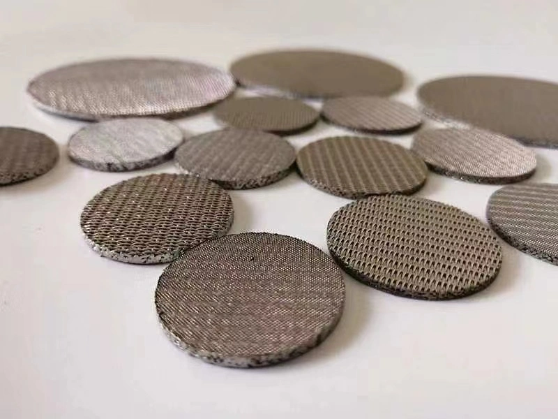 Round Shape 304 Stainless Steel Woven Mesh Filter Screen Disc