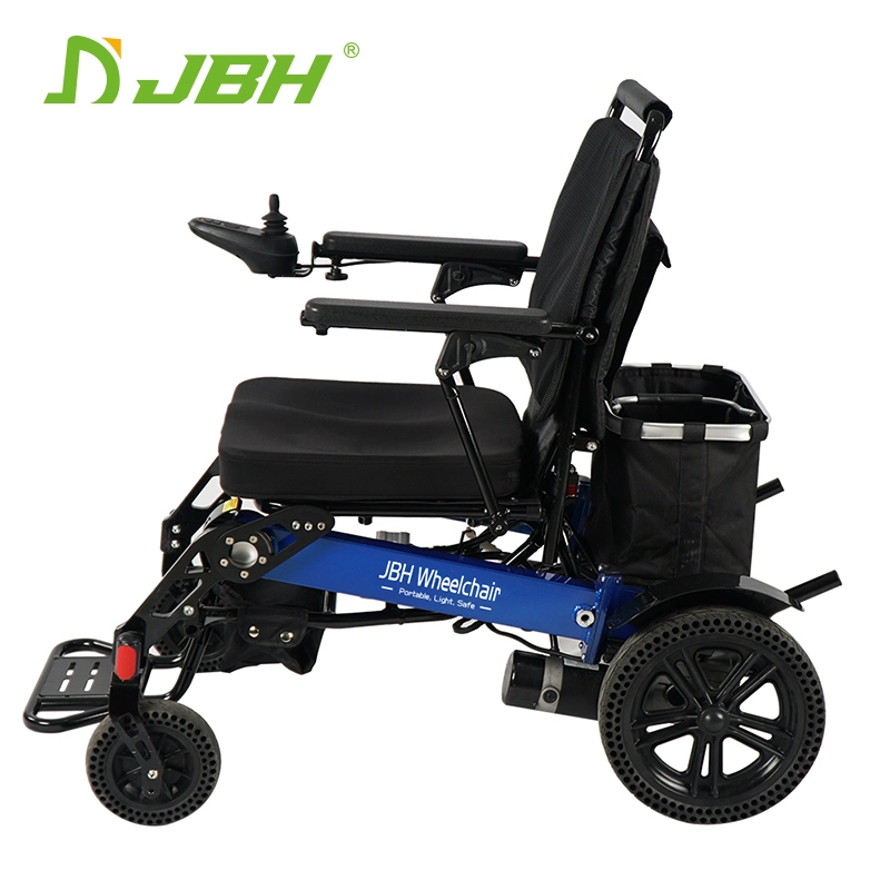 CE FDA Certified Medical High-Back Outdoor Folding Electric Wheelchair