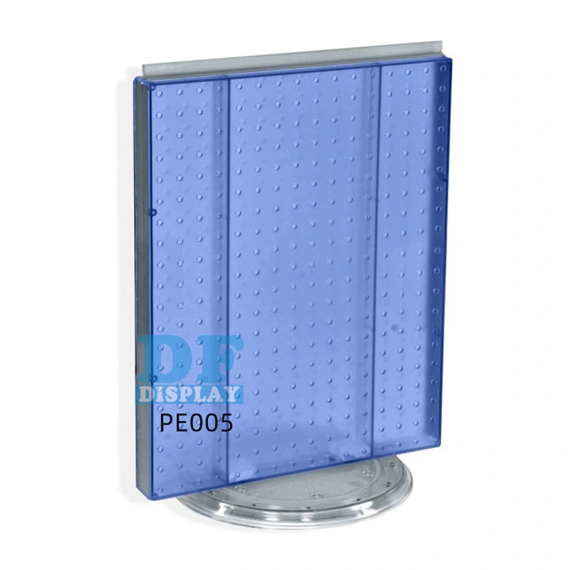 Suporte Pegboard Organizador rotativo acrílico Ecrã portátil Pegboard com Pegboard