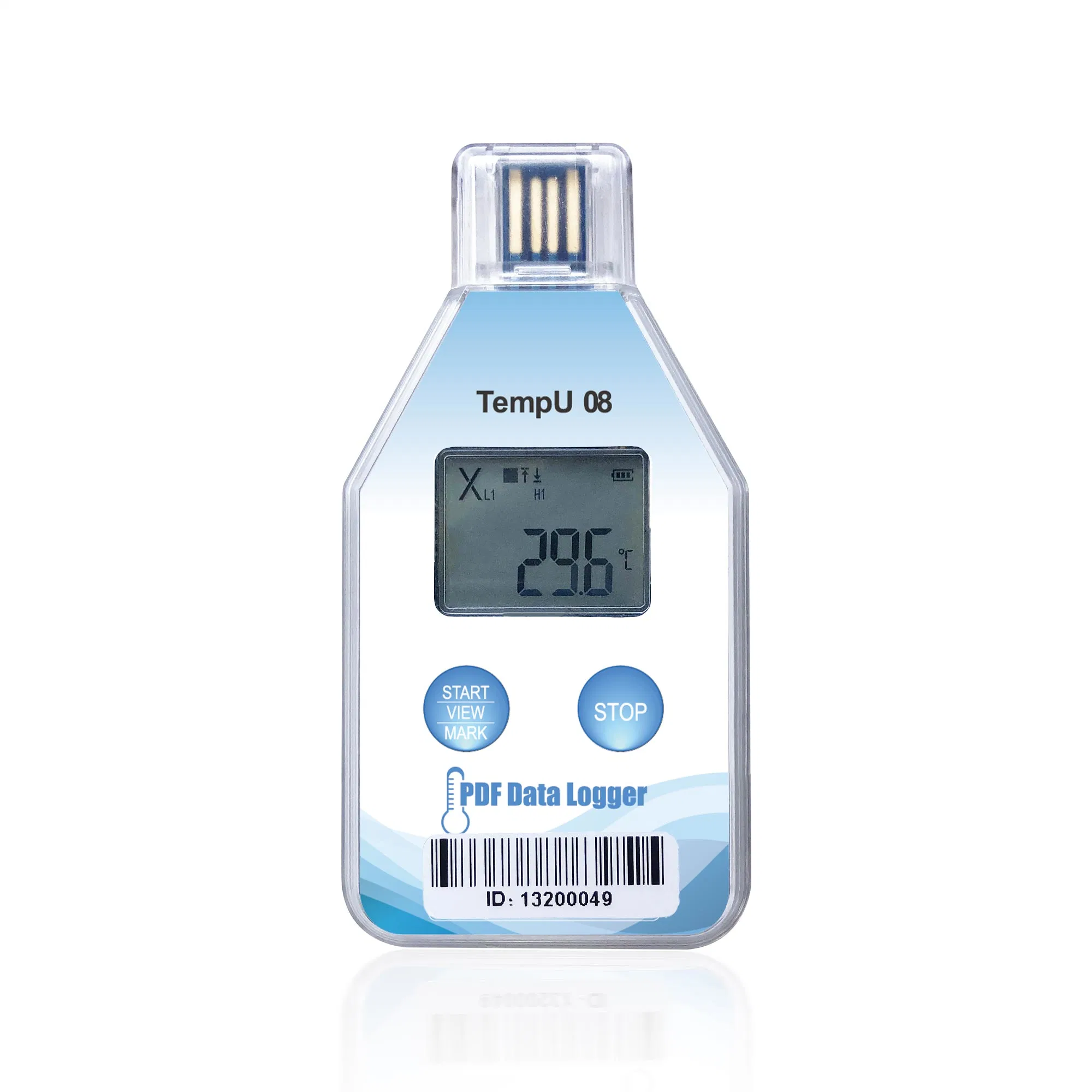 Single-Use USB Temperature Data Logger with LCD Display Designed Specifically for Monitoring Refrigerated Vaccine Temperature Storage