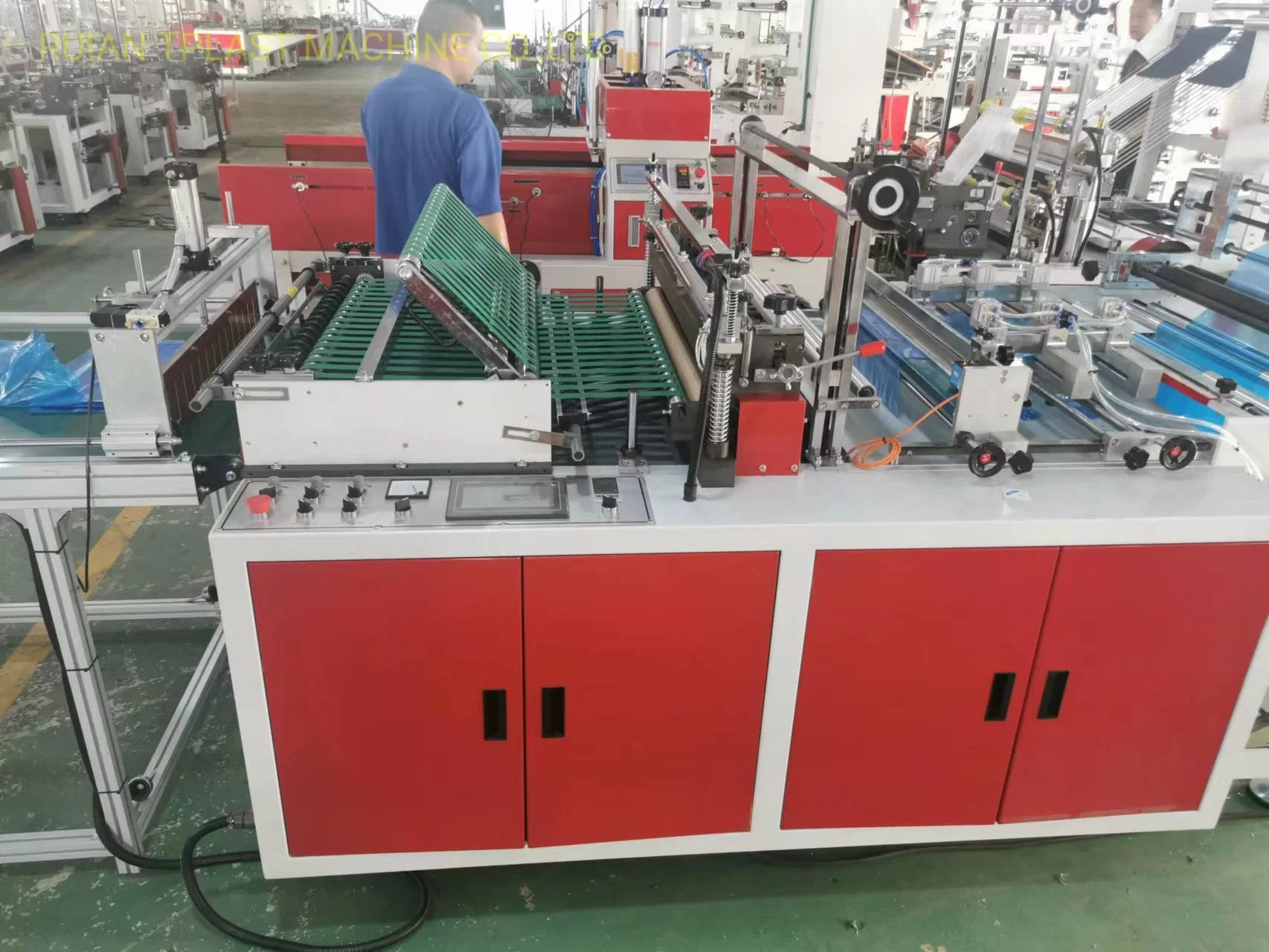 BOPP OPP PE Heat Cutting Side Sealing Bag Making Machine