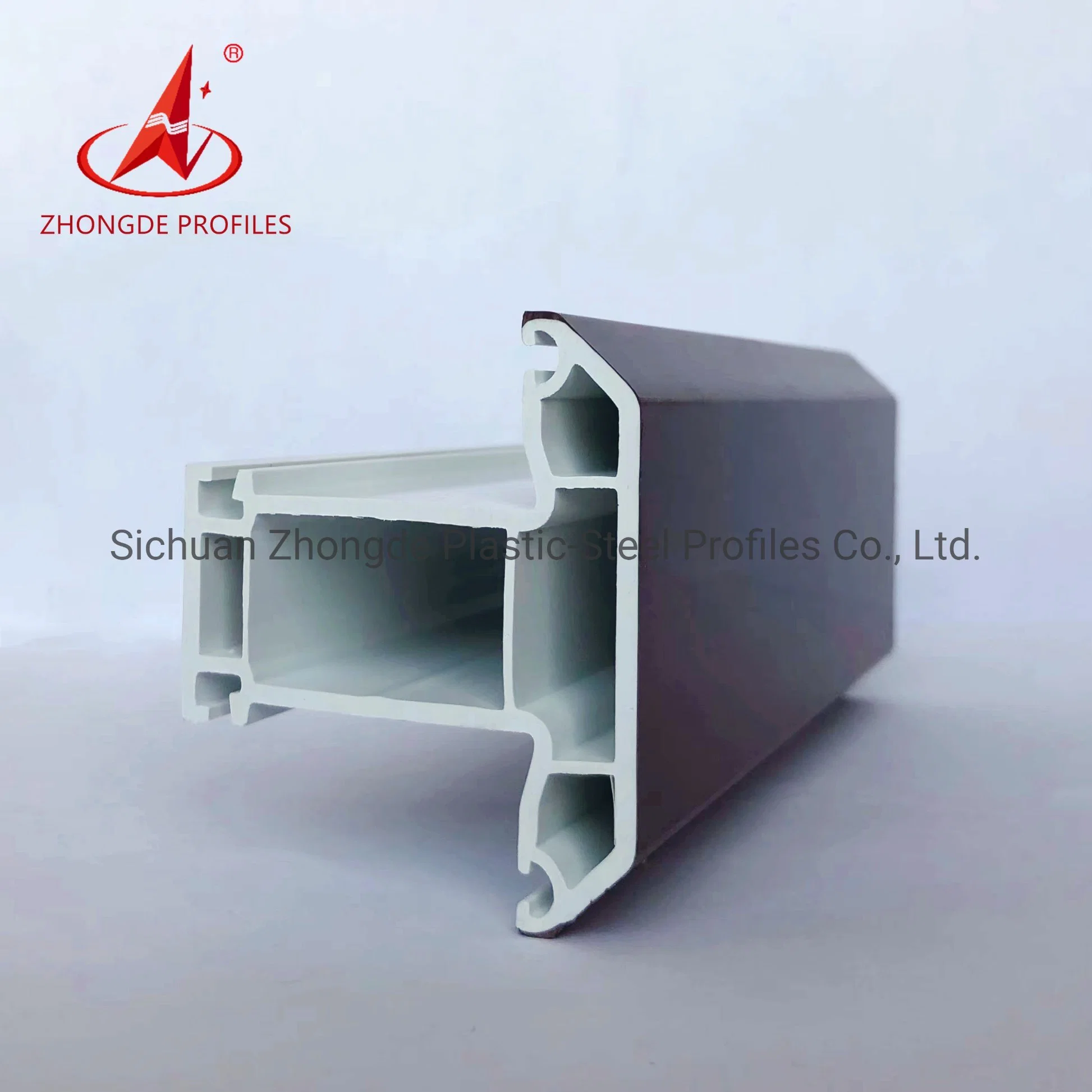 Zhongde UPVC/PVC Profile for Window&Door 75 Silding Series Multi-Color Profile