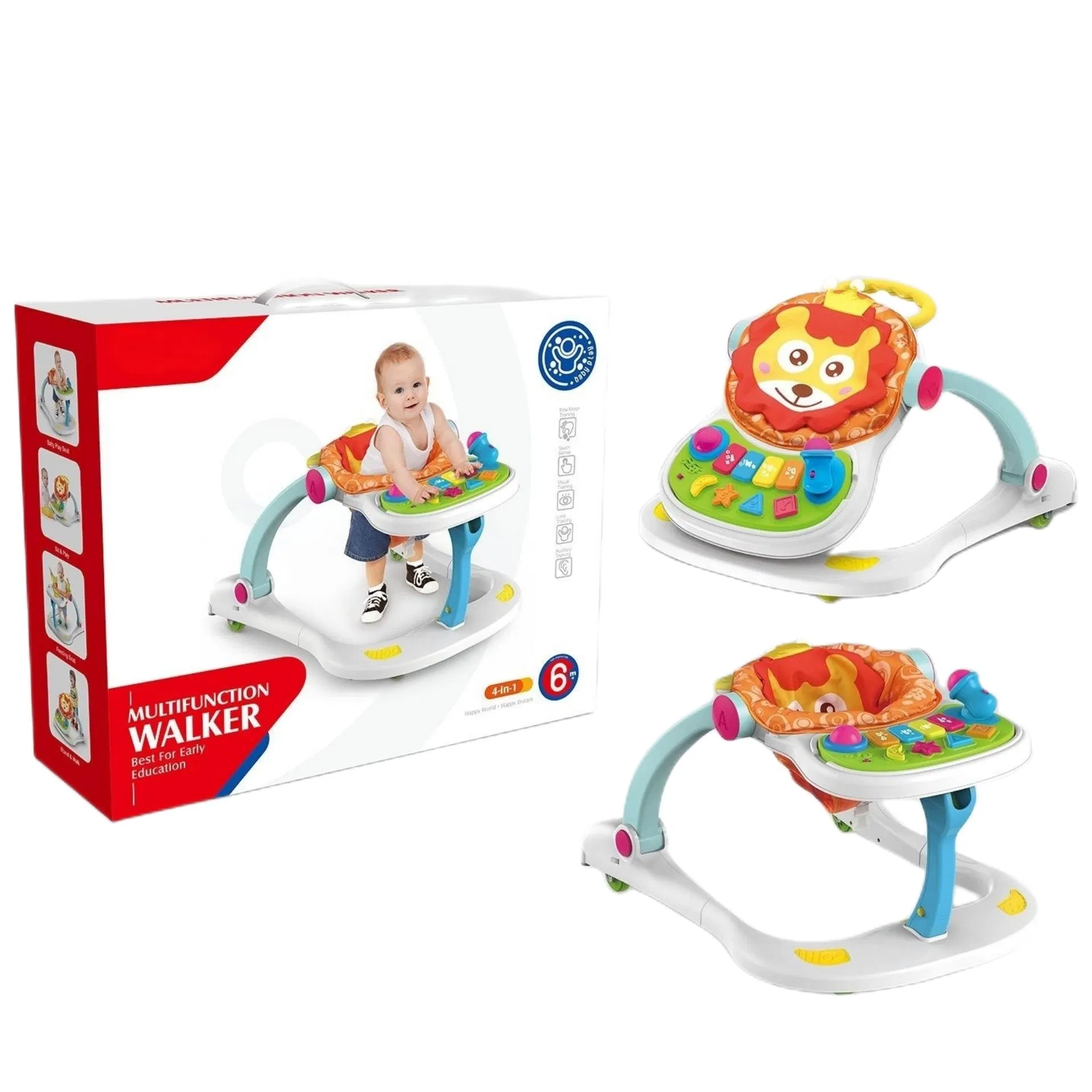 L'utilisation bébé ride sur la voiture 3 en 1 Chariot de marche Yo-Yo voiture jouet poussette marchette pour bébés