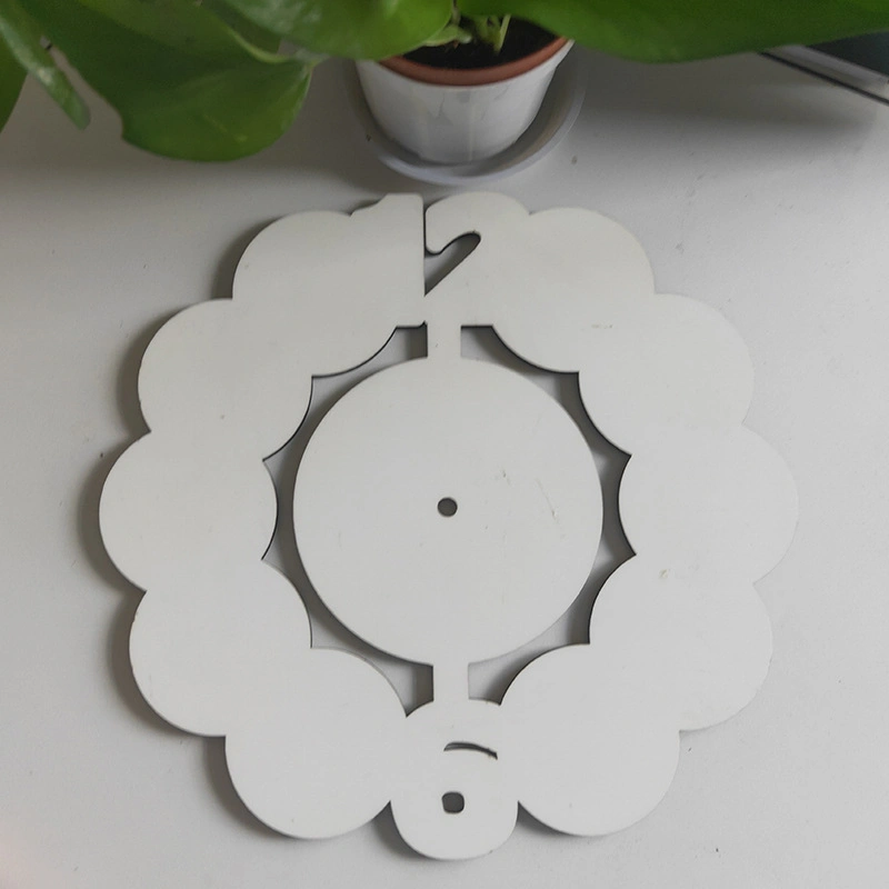 Sublimation Blank MDF Wall Clock Heat Transfer Wooden Swing Wall Clock