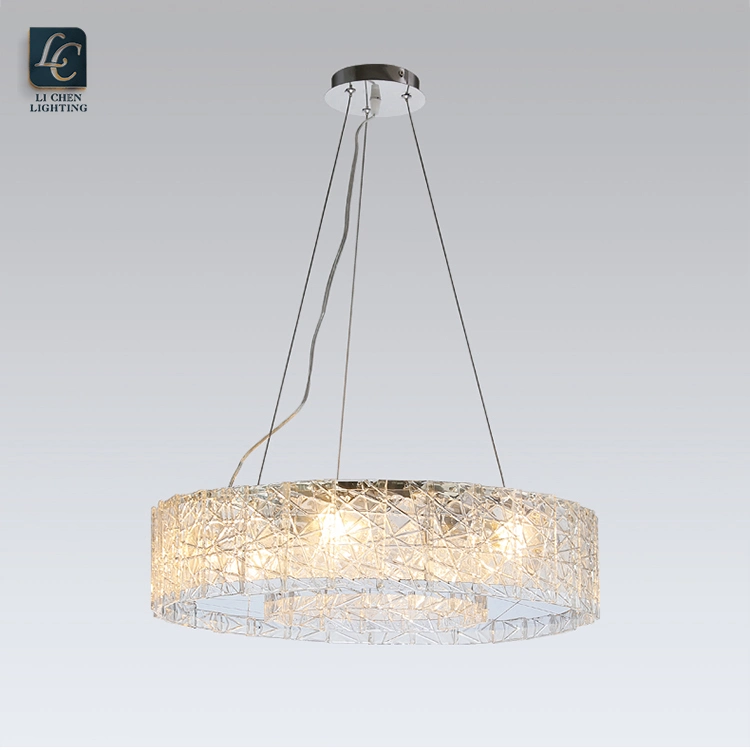 New Design Stainless Steel Glass Modern LED Pendant Lamp