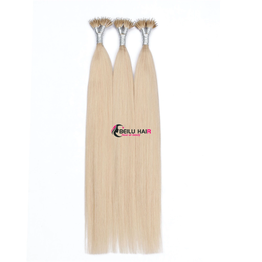 Bon marché de gros Remy fournisseur de cheveux Nano bout Extensions cheveux Pure Cheveux vierges vierges non crus