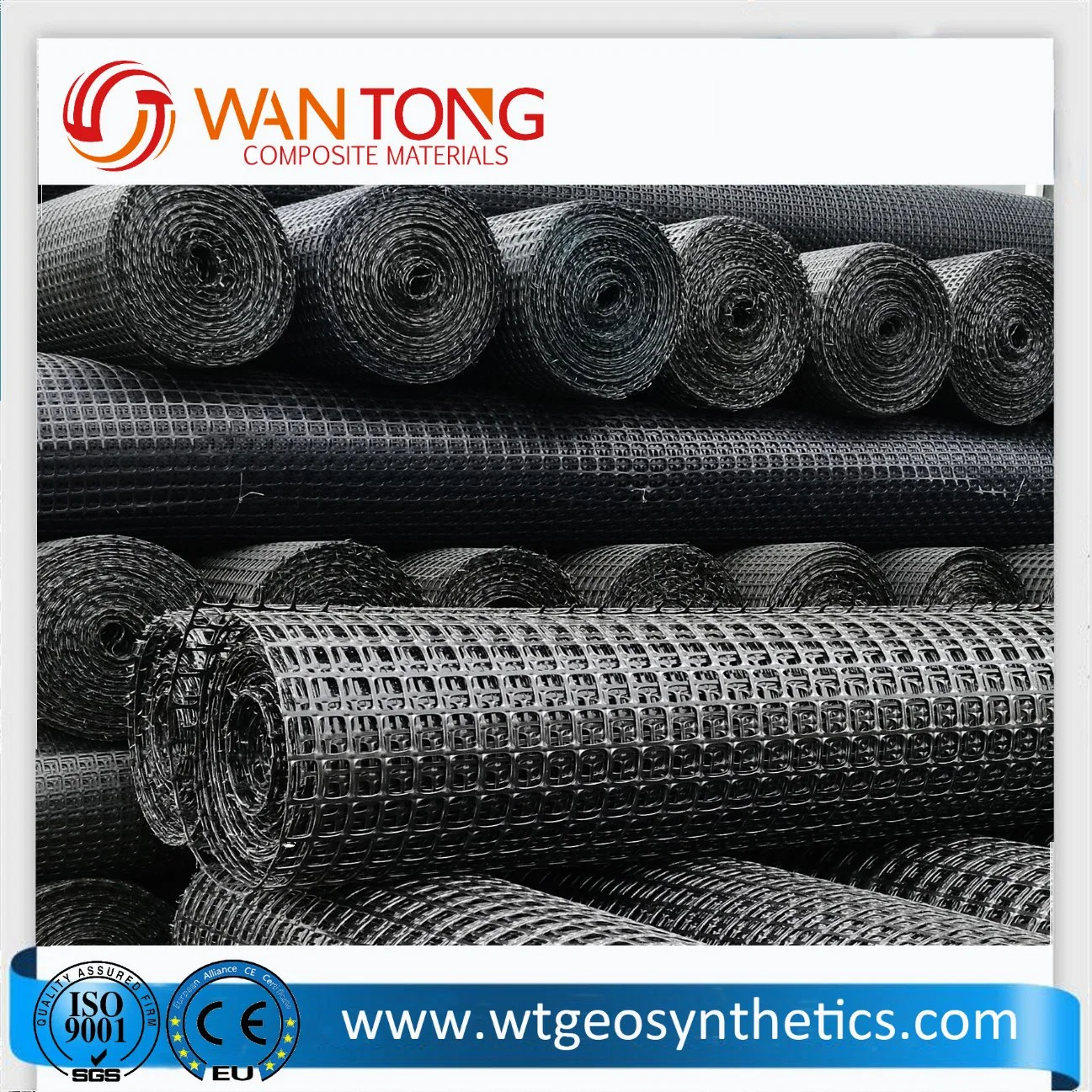 3030kn Airport Road Reinforcement PP Plastic Biaxial Geogrid