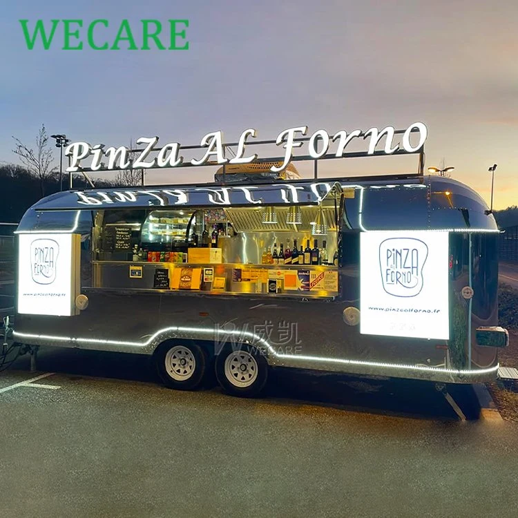 Wecare Personalized Customization DOT/EEC Valid Food Car Mobile Kitchen Food Trailer Mobile Bar Trailers Food Cart