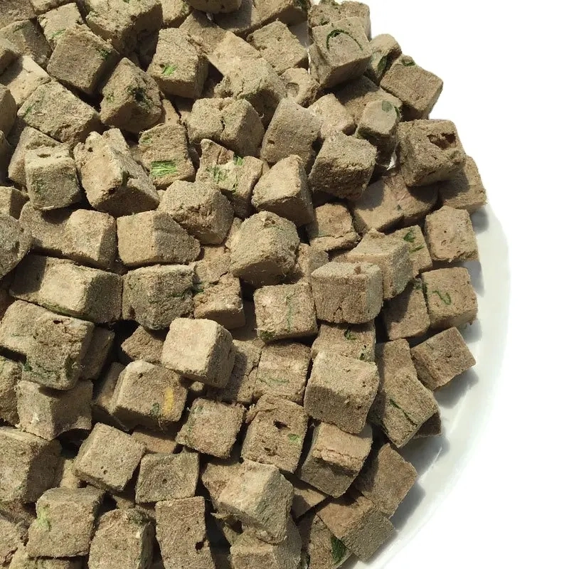 Freeze-Dried Pet Food Beef Cubes Nutritional Calcium Supplement