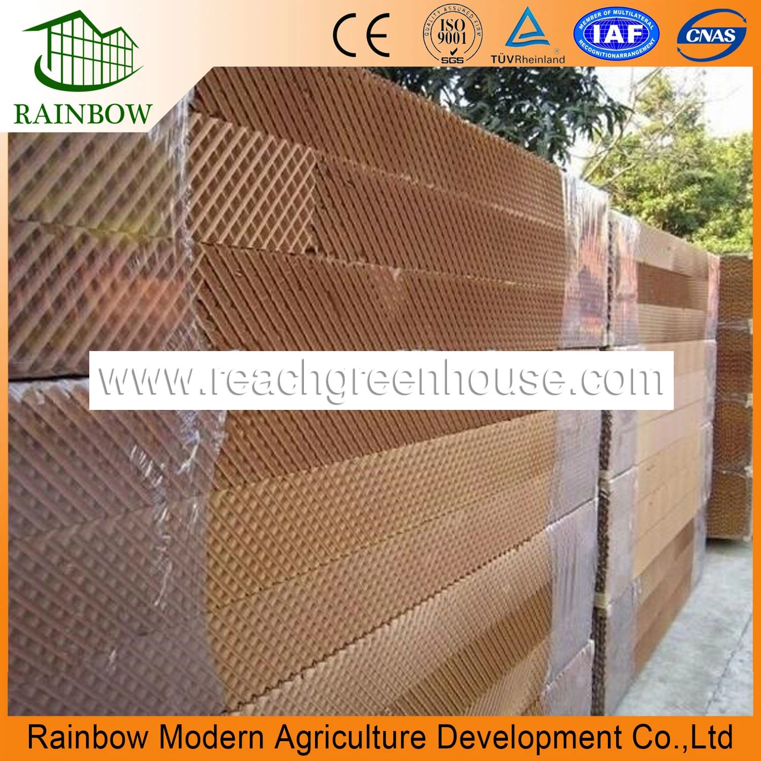 Aluminium Alloy Frame 7090 Poultry Evaporative Cooling Pad