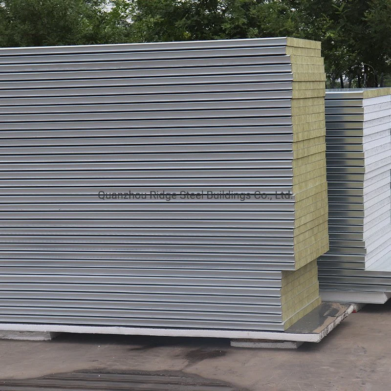 Fresh Fruit Cold Room Wall Panel Mineral Rockwool Slabs for Livestock Farm