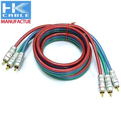 10 Pin 6FT Cable for AV Cable Connection Cord a/V RCA Audio Video Connect Cable Line