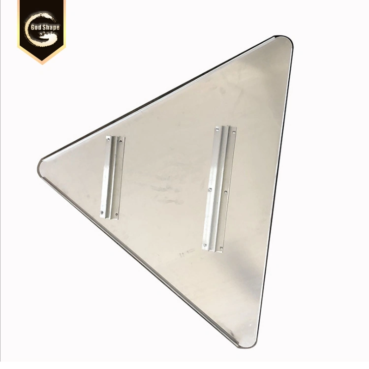 Round Triangle Aluminum Traffic Sign with Super Reflectivew Film