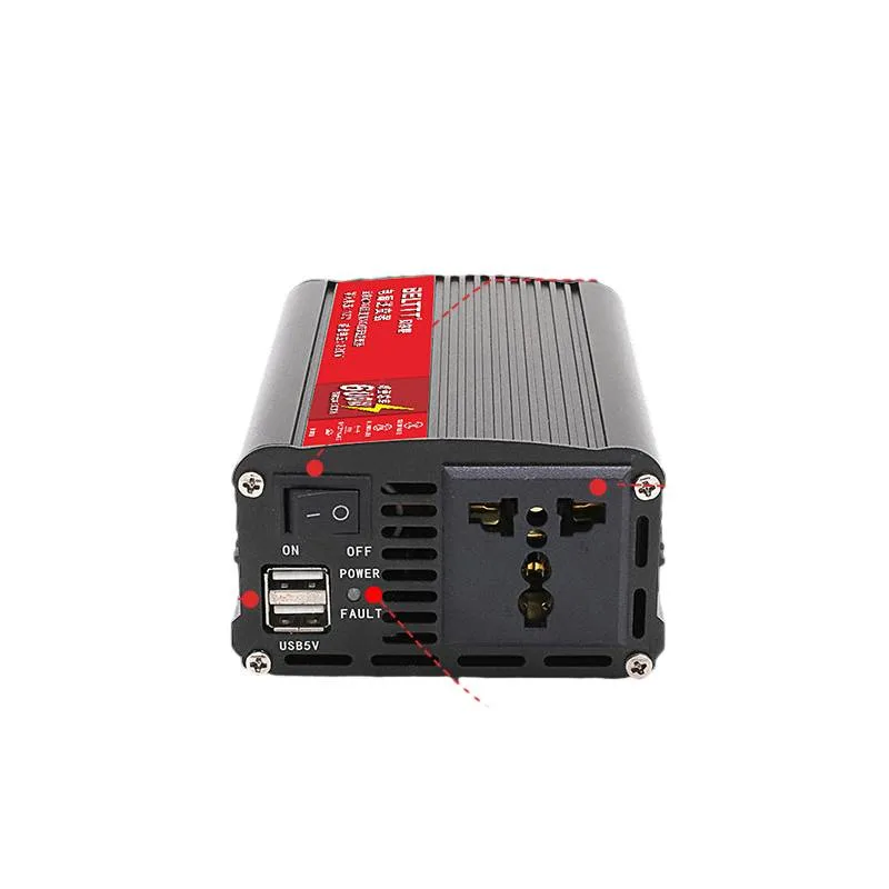 Inversor de automóveis 300W 12V24V para 220V Car inversor Power Converter o valor de pico de 600 W