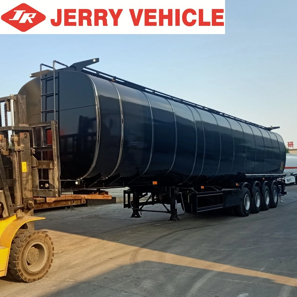 2023 New 3/4 Axle 45000/50000L Asphalt/Pitch/Bitumen/Fuel Storage Tanker Truck Trailers for Asphalt/Pitch/Bitumen Transport Tanker Semi Trailer