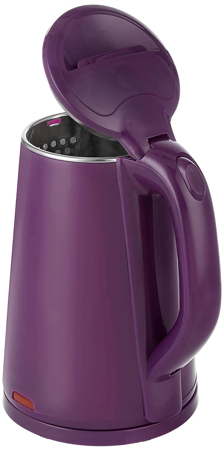 Café 2,0L caldeira de água Chá Pot Cordless Roxo Parede dupla chaleira eléctrica Vietname/Tailândia Home Aparelho de cozinha