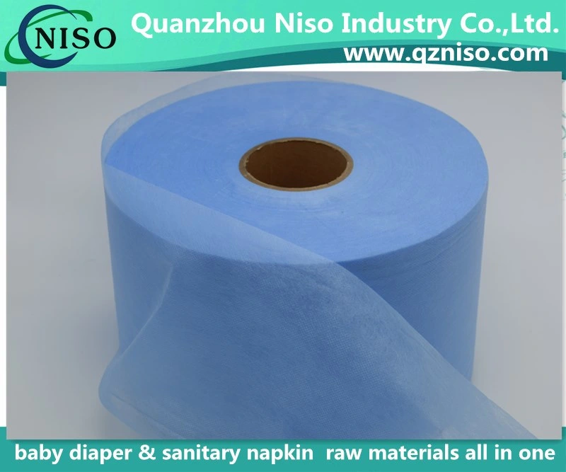 Excellent Water Repellency Hydrophobic Non Woven Fabric for Diaper/Sanitary Napkin (LSJS8899)