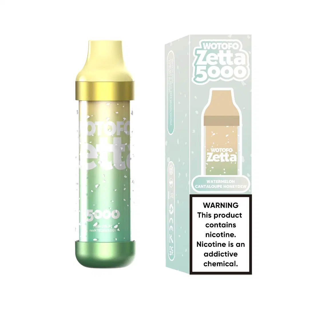 Wotofo zetta Flash Light Type-C 5000 Puff I Vape Grand Vente en gros E cigarette jetable