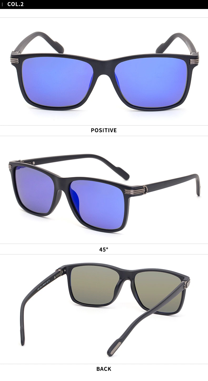 New Arrivals Wholesale/Supplier Retro Sun Glasses Colorful Polarized UV400 Lenses Shades Trendy Fashion Sunglasses for Men