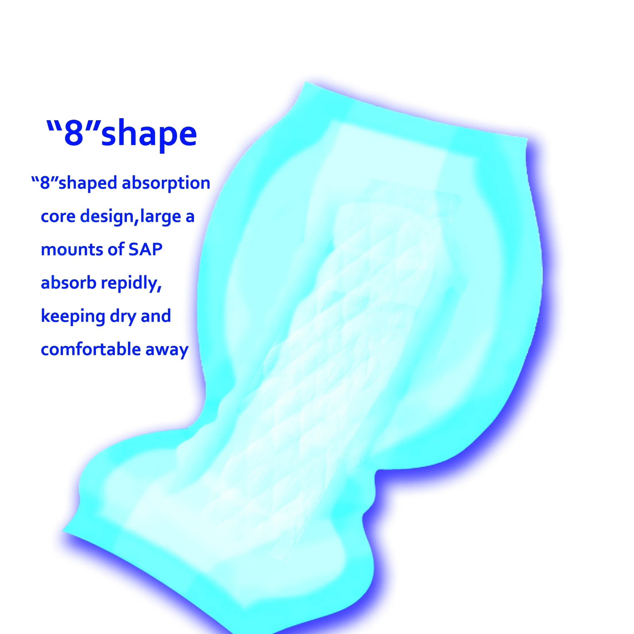 OEM in Bulk Factory Cheap Price Diapers Adult Super Absorbent Nursing Incontinence Diaper Insert Pads with Odor Control