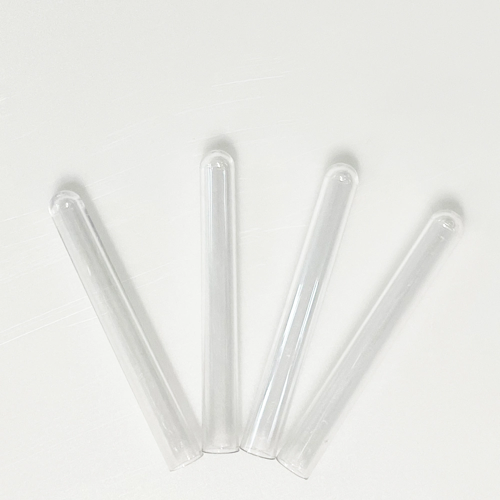 Disposable Medical Plain Red Cap Vacuum Blood Collection Tube