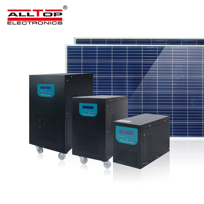 Alltop sistema Solar Híbrido 300W 500W 1KW 3 fase Solar &amp; Wind Power Grid OFF Inverter on Grid Solar Inverter