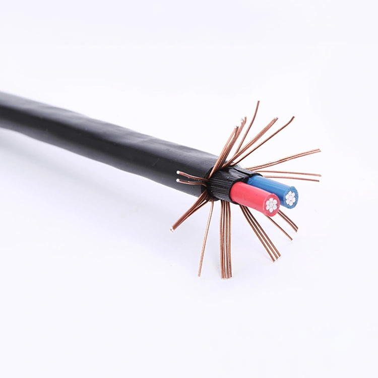 0.6/1kv 2X8 AWG XLPE/PVC Power Cable Aluminum Concentric Neutral Concentric Cable