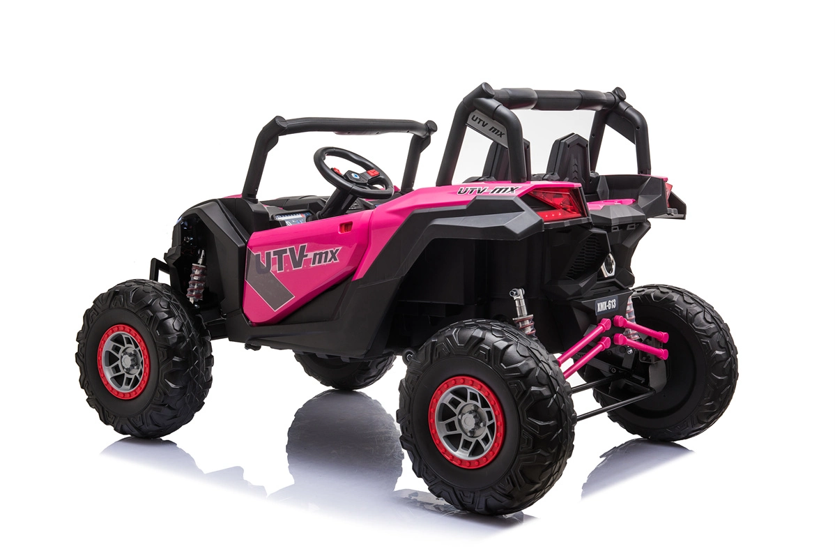 24V Battery Operated Ride on Car UTV for Kids Pink