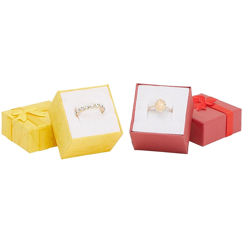 Count Ring Gift Box Set with Bow for Anniversaries, Weddings, Birthdays