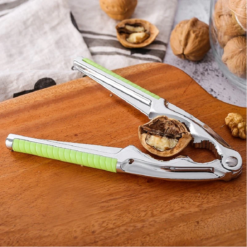 Zinc Alloy Manual Kitchen Dried Fruit Nut Pecan Walnut Macadamia Plier Opener