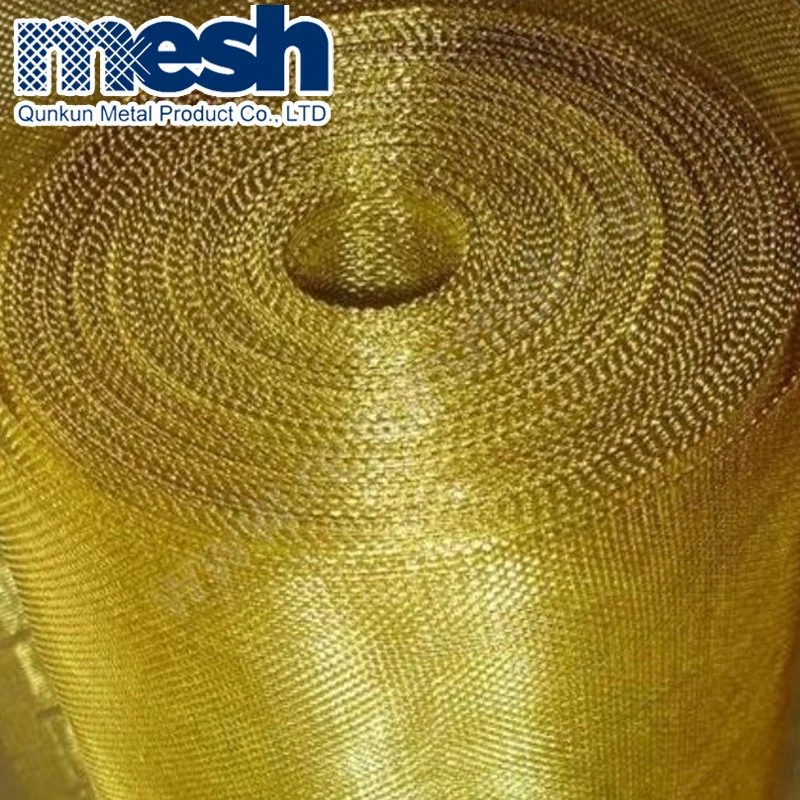 EMI Shielding Magnetic Material 50 Mesh Brass Wire Cloth for Us Marketing