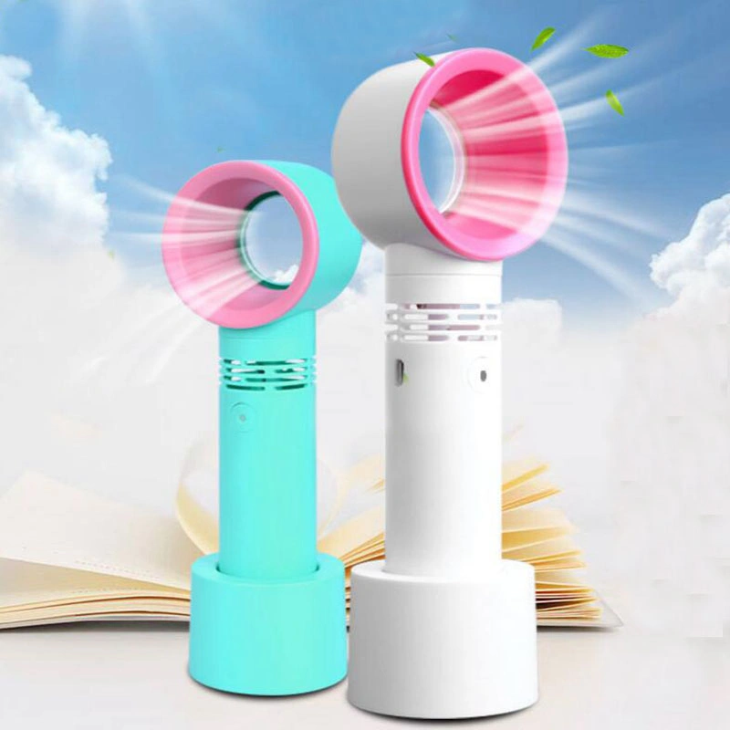 Portable USB Rechargeable Mini Handheld Cooling Bladeless Fan