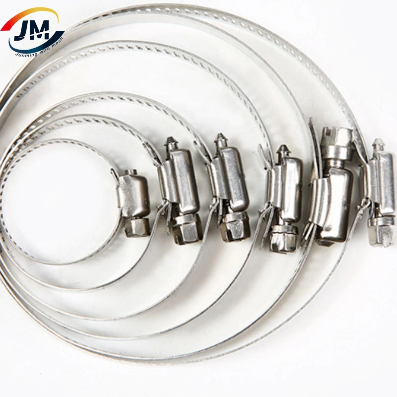 Supe Heavy Duty SAE 10 Galvanized Thumb Screw Tube Pipe Hose Clamp