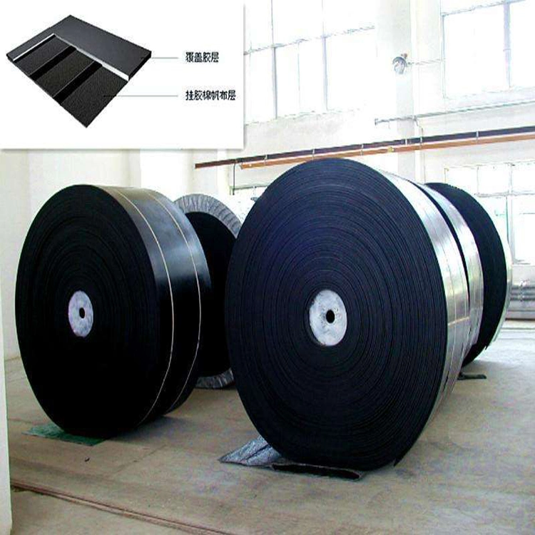 General Common Flat Rubber Belt for Mining Cement