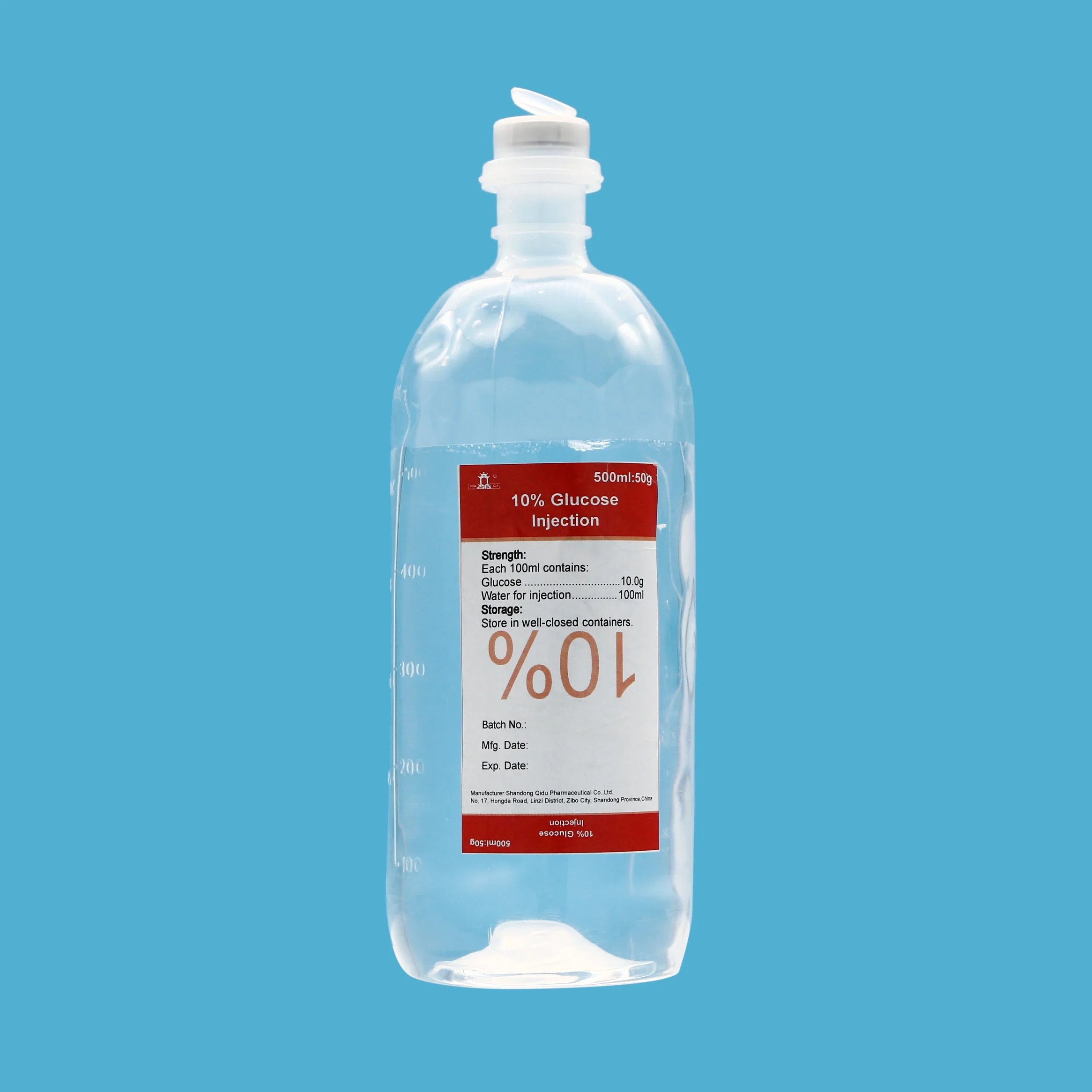 Glucose 5% 500ml with Plastic Bottle