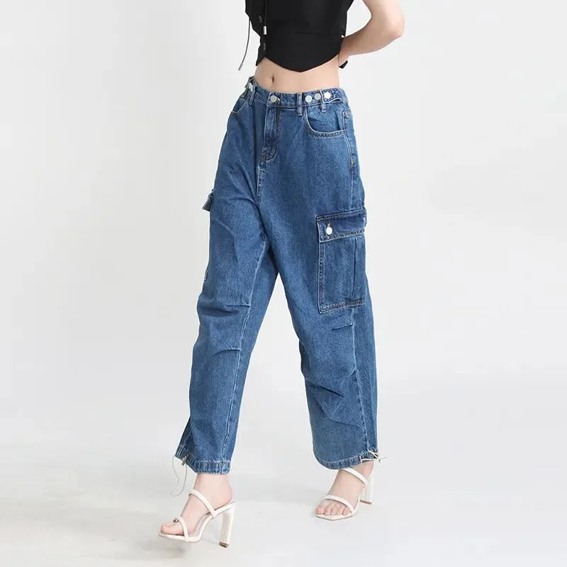 Classic denim Pants Sexy Mujer Jeans con bolsillo