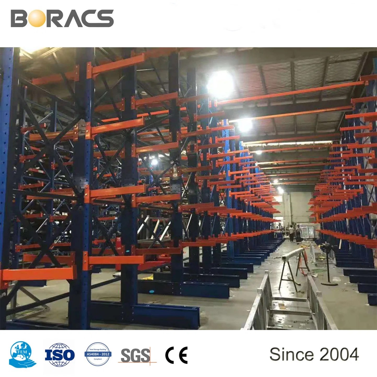 Fabricant OEM de rack de l'entrepôt de stockage du tuyau de la pendaison de crémaillère faisceau Heavy Duty rayonnage Rack cantilever