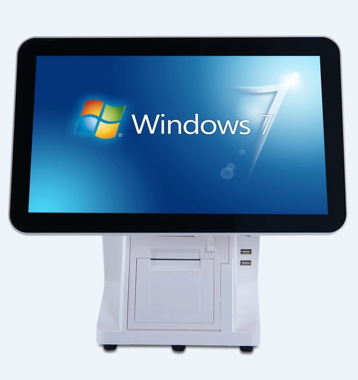 Smart 15 Inch POS Machine WiFi Cash Register Kiosk Dual Screen Window All in One POS Systems