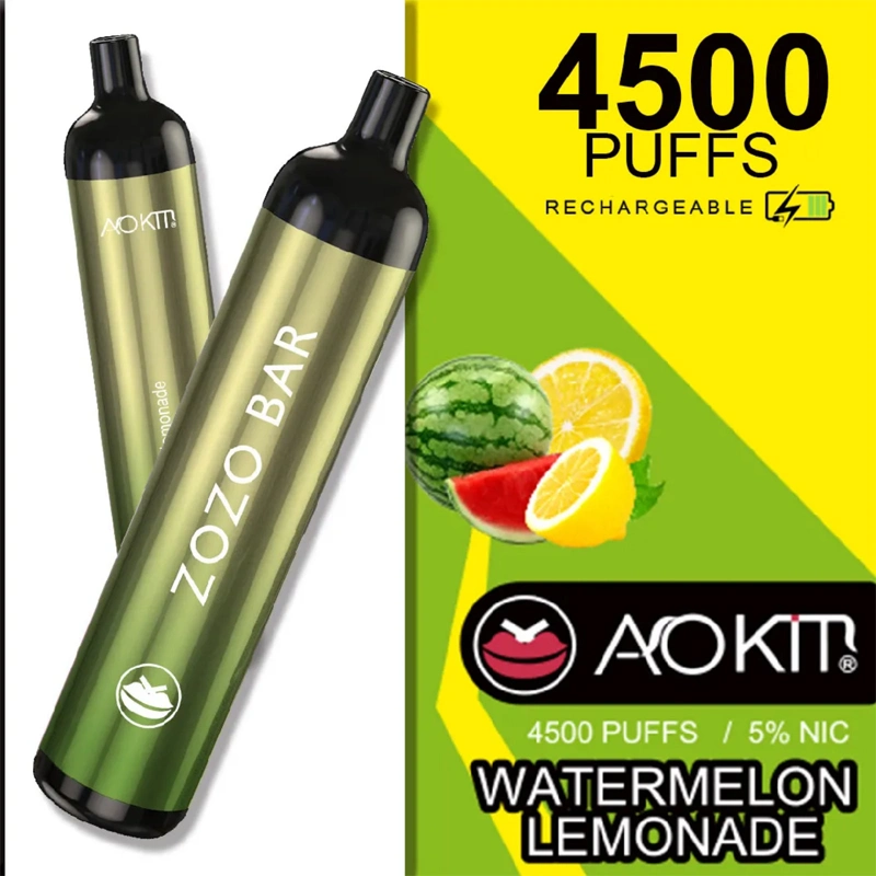 OEM 4500puffs Zozo Puff Bar Wholesale/Supplier Pen Hookah Disposable/Chargeable Vape E Cigarette